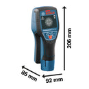 Detector e Scanner de parede 120mm D-TECT 120 Bosch