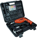 Kit Furadeira De Impacto 1/2' (13Mm) 550W Vvr Com 82 Acessórios + Maleta