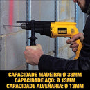 Furadeira De Impacto 1/2' (13Mm) 800W 2 Vvr 2 Vel Mecânicas